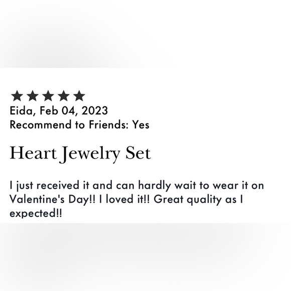 Kate Spade “Spell it Out” necklace and earrings boxed set, red hearts - Picture 15 of 15